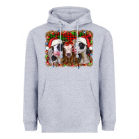 Heather Grey christmas heifers Heavyweight Hoodie - Jasminsmagicworld
