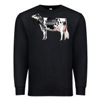 Black Holstein Dairy Cow Premium Sweatshirt - LillyAllenDesigns