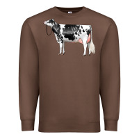 Chestnut Holstein Dairy Cow Premium Sweatshirt - LillyAllenDesigns