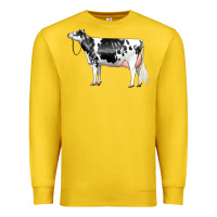 Lemon Holstein Dairy Cow Premium Sweatshirt - LillyAllenDesigns