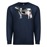 Navy Holstein Dairy Cow Premium Sweatshirt - LillyAllenDesigns