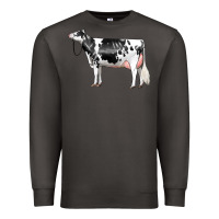 Smoke Holstein Dairy Cow Premium Sweatshirt - LillyAllenDesigns