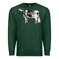 Sports Green Holstein Dairy Cow Premium Sweatshirt - LillyAllenDesigns