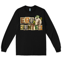 Black Egg Hunter Easter Day Long Sleeve Tee - Neo Western
