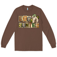 Chestnut Egg Hunter Easter Day Long Sleeve Tee - Neo Western