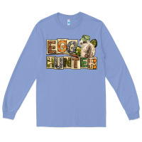 Colony Blue Egg Hunter Easter Day Long Sleeve Tee - Neo Western