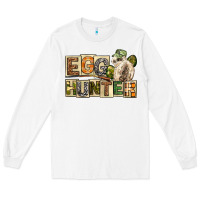 White Egg Hunter Easter Day Long Sleeve Tee - Neo Western