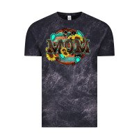 Cloud Black western mom Vintage Tee - Zillion Design Studio