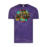 Cloud Purple western mom Vintage Tee - Zillion Design Studio