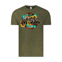Vintage Olive western mom Vintage Tee - Zillion Design Studio