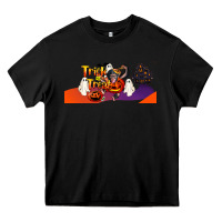 Black Trick Or Treat Baby Chimpanzee Heavy Core Tee - LillyAllenDesigns