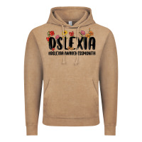 Vintage Coffee dslexia awareness month Vintage Hoodie - MaliasSmallBusiness