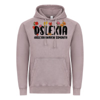 Vintage Zinc dslexia awareness month Vintage Hoodie - MaliasSmallBusiness