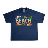 The Beach Is My Happy Place Urban Heavy Tee | Teevron