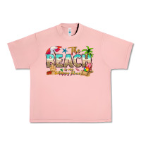 Salmon the beach is my happy place Urban Heavy Tee - texasbilliewilder