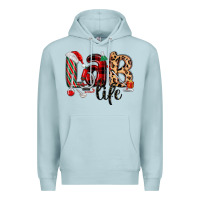 Blue Mist lab life christmas Premium Hoodie - MaliasSmallBusiness