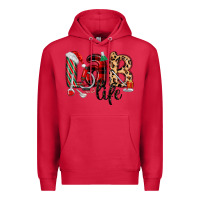 Cardinal lab life christmas Premium Hoodie - MaliasSmallBusiness