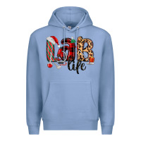 Colony Blue lab life christmas Premium Hoodie - MaliasSmallBusiness
