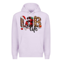 Lilac lab life christmas Premium Hoodie - MaliasSmallBusiness