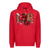 Red lab life christmas Premium Hoodie - MaliasSmallBusiness