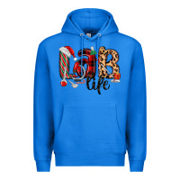 True Royal lab life christmas Premium Hoodie - MaliasSmallBusiness