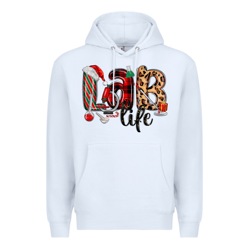Lab Life Christmas Premium Hoodie by MaliasSmallBusiness | Teevron