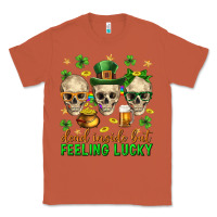Copper Dead inside but feeling lucky st. patricks day Classic Tee - Neo Western