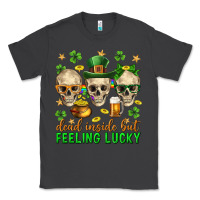 Smoke Dead inside but feeling lucky st. patricks day Classic Tee - Neo Western