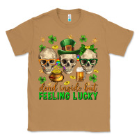 Toasted Coconut Dead inside but feeling lucky st. patricks day Classic Tee - Neo Western
