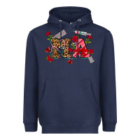 Navy valentines day ma Heavyweight Hoodie - NancyCooperArtShop