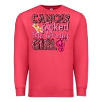 Cardinal cancer picked the wrong girl Premium Sweatshirt - NancyCooperArtShop