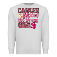 Dove Grey cancer picked the wrong girl Premium Sweatshirt - NancyCooperArtShop