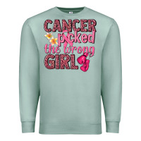 Seafoam cancer picked the wrong girl Premium Sweatshirt - NancyCooperArtShop