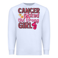White cancer picked the wrong girl Premium Sweatshirt - NancyCooperArtShop