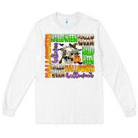 White halloween Long Sleeve Tee - AdoDesignShop