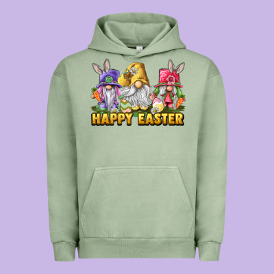 Happy Easter Gnomies Urban Hoodie Designed By Lillyallendesigns