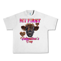 Lunar Rock my first valentine's day highland calf Urban Heavy Tee - RanaPortraitStore