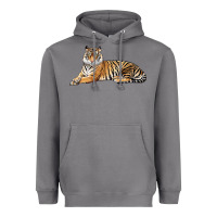 Storm Tiger Heavyweight Hoodie - LillyAllenDesigns