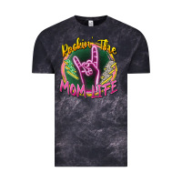 Cloud Black rockin' the mom life Vintage Tee - Zillion Design Studio