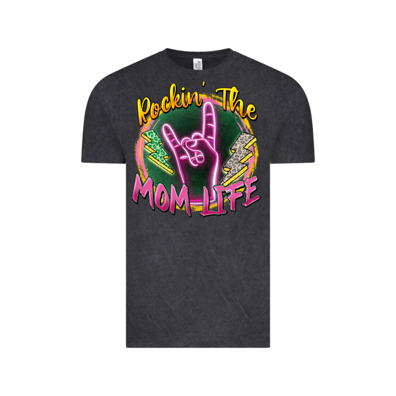 Rockin' The Mom Life Vintage Tee by Zillion Design Studio | Teevron