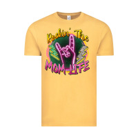 Vintage Mustard rockin' the mom life Vintage Tee - Zillion Design Studio