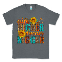 Charcoal Heather aim higher dream bigger Classic Tee - HRA Design Shop