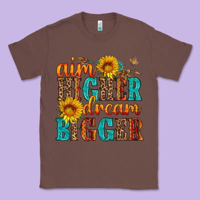 Aim Higher Dream Bigger Classic Tee Designed By Hra Design Shop