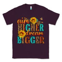 Plum aim higher dream bigger Classic Tee - HRA Design Shop