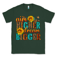 Sports Green aim higher dream bigger Classic Tee - HRA Design Shop