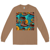 Toasted Coconut western boots seamless pattern Long Sleeve Tee - HRA Design Shop