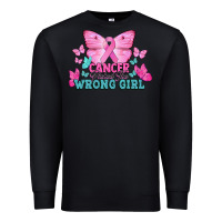Black cancer picked the wrong girl Premium Sweatshirt - NancyCooperArtShop