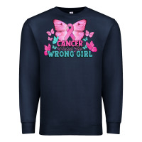 Navy cancer picked the wrong girl Premium Sweatshirt - NancyCooperArtShop