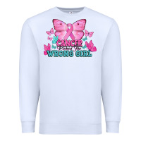 White cancer picked the wrong girl Premium Sweatshirt - NancyCooperArtShop