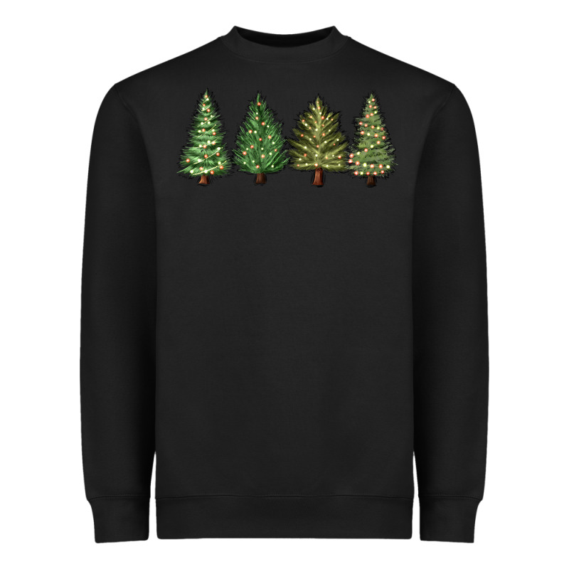 Christmas Trees Heavyweight Sweatshirt by MaliasSmallBusiness | Teevron